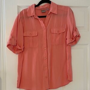 Chico's Vibrant Coral Blouse